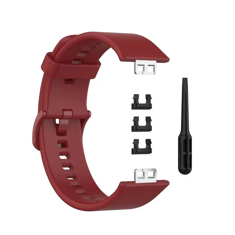 Silicone Band For Huawei Watch FIT Strap Smartwatch watchband Accessories Replacement Sport Wrist bracelet with tool watch Strap