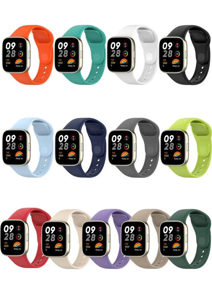 Watch Band Strap For Redmi Watch 3 Strap SmartWatch Band Silicone WristBand Bracelet For Xiaomi Redmi3 Accessories Belt Correa