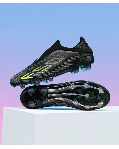 New Men Soccer Shoes Non-Slip Indoor Futsal Football Boots Match Grass Cleats High-quality Sneakers Hot-selling High-top Outdoor