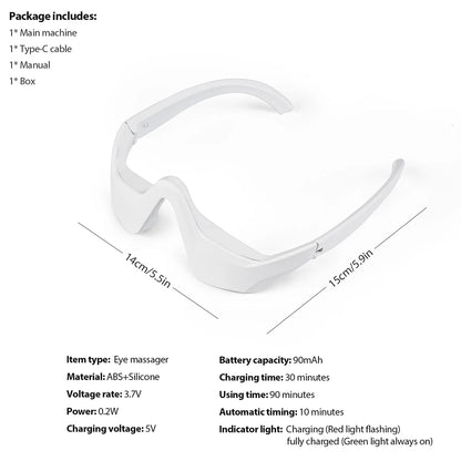 Eye Massager 3D Eyes Relax Massager Fatigue Relief Lighten Dark Circles Beauty Eye Care