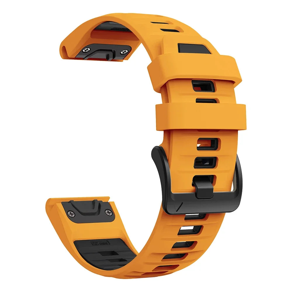 1:1 Fenix8 Watch Band For Garmin Fenix 8 Pro 47mm 51mm E 7 7X 6 6X 5 5X/Epix Pro/Enduro 3/970 QuickFit 22mm 26mm Silicone Strap