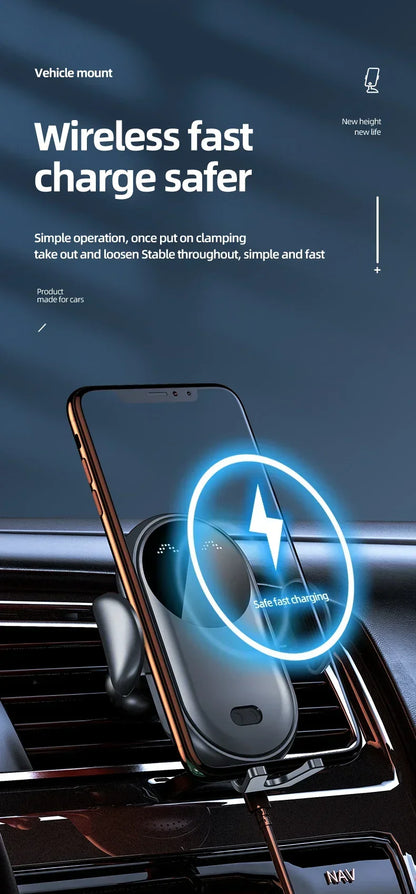 30W Wireless Car Fast Charger