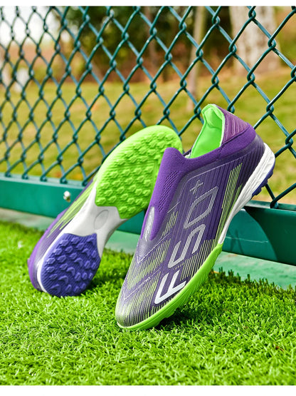 New Men Soccer Shoes Non-Slip Indoor Futsal Football Boots Match Grass Cleats High-quality Sneakers Hot-selling High-top Outdoor