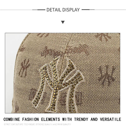 Spring And Autumn New Men's And Women's Baseball Caps Korean Fashion Embroidery Letter Caps Outdoor Leisure Travel Sun Hats