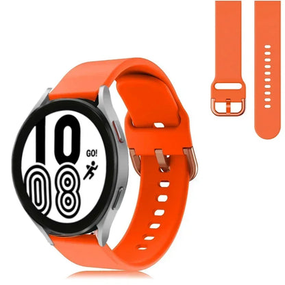 20mm 22mm Strap For Samsung galaxy watch 6/5/pro/3/4/6 Classic 43mm 47mm/Active 2 Silicone Sport bracelet huawei Gt 3-2-2e Band