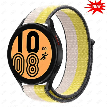 Nylon loop strap For Amazfit bip 6-5-3/u/S/pro Sport 20mm/22mm Bracelet for Amazfit GTS 4/3/2/2e/4 Mini/GTR 4/3/3 Pro/2/2e band