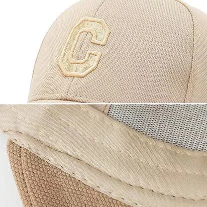 Simple Letter C Embroidered Baseball Cap For Men Women Solid Color Adjustable Sun Hat Unisex Casual Hip Hop Dad Trucker Cap