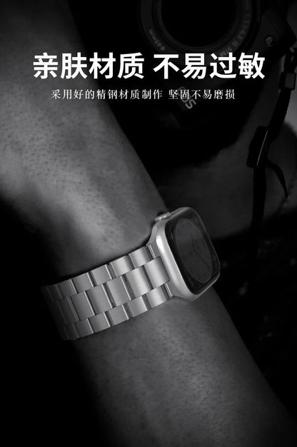 Metal Strap For Apple Watch Ultra 49mm 9 8 7 45mm 41mm Stainless Steel Bracelet For iWatch 6 5 SE 3 44mm 42mm 40mm 38mm S10 42mm