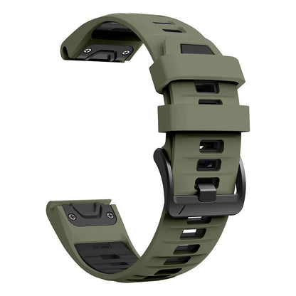 1:1 Fenix8 Watch Band For Garmin Fenix 8 Pro 47mm 51mm E 7 7X 6 6X 5 5X/Epix Pro/Enduro 3/970 QuickFit 22mm 26mm Silicone Strap