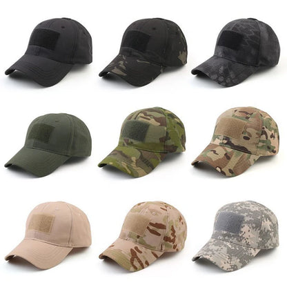 1pc Baseball Caps Camouflage Tactical Outdoor Soldier Combat Paintball Adjustable Hat Summer Snapback Sun Hats for Men Women