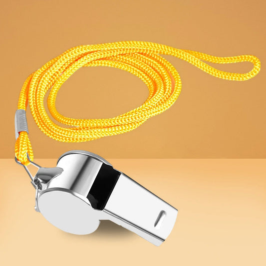 Metal Whistle Portable Extra Loud Sports Whistle Multipurpose Loud Crisp Sound Whistle for Soccer Football Basketball Training