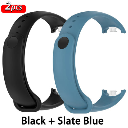 Silicone Strap For Xiaomi Smart Band 10 9 8 Sport Rubber Bracelet pulseira Correas Xiaomi mi Smart Band 10 9 8 NFC Accessories