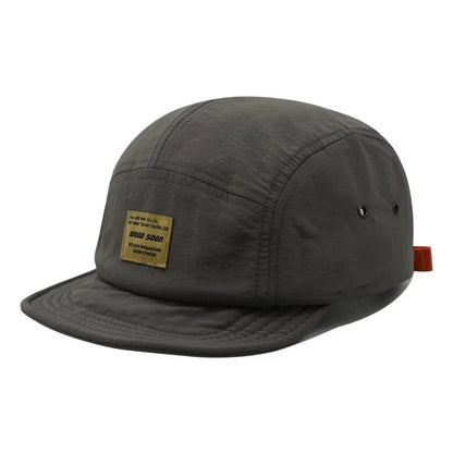 Fashion 5 Panel Baseball Cap Snapback Caps Quick-drying Flat-brimmed Hat for Men Women Adjustable Summer Casual Sunscreen Hats