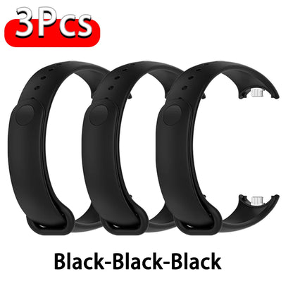 Silicone Strap For Xiaomi Smart Band 10 9 8 Sport Rubber Bracelet pulseira Correas Xiaomi mi Smart Band 10 9 8 NFC Accessories