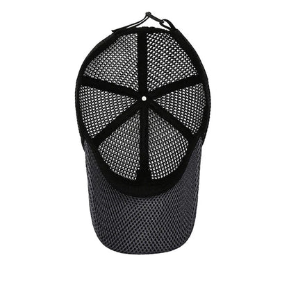 Summer Men'S Hats Summer Hat Men'S Sun Hat Outdoor Quick-Drying Mesh Cap Breathable Duck Tongue Cap Large Brim Baseball Cap