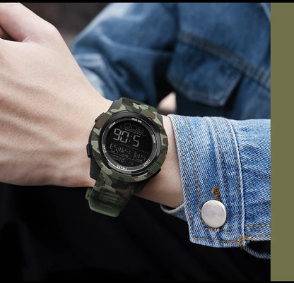 New SMAEL 8105 Watches Camo Strap Military Sport Watch for Men Clock Fashion Digital Wristwatch Waterproof Shockproof Watches