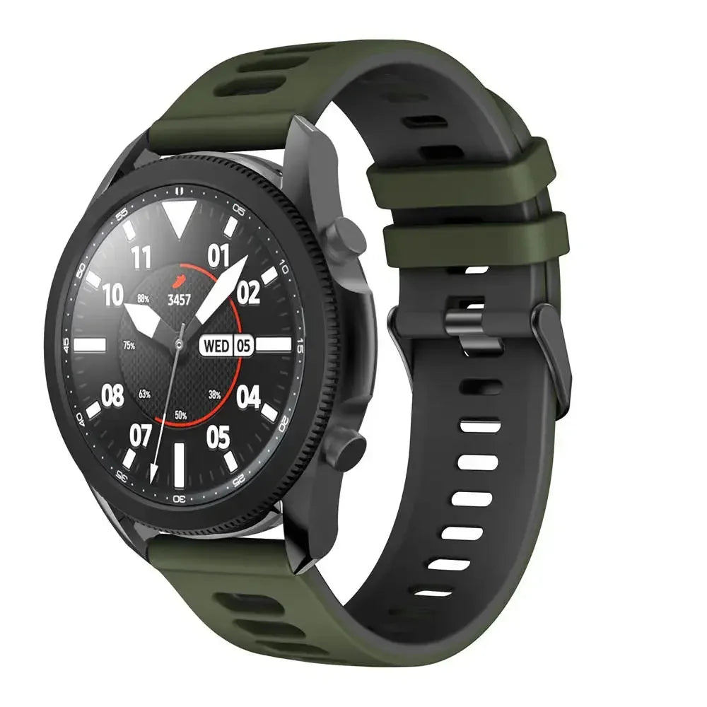 20mm 22mm Sport Strap For Samsung Galaxy Watch 7-FE-6-5-pro-4-Classic band 40mm 44mm silicone bracelet huawei watch GT 5/4/3/2