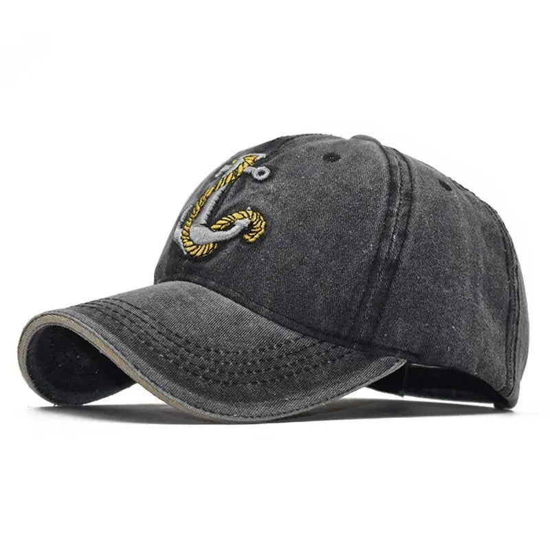 Hat Men's Spring/Summer Trend Embroidered Cowboy Baseball Hat Duck Tongue Hat Outdoor Travel Sunshade Hat