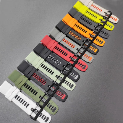 1:1 Fenix8 Watch Band For Garmin Fenix 8 Pro 47mm 51mm E 7 7X 6 6X 5 5X/Epix Pro/Enduro 3/970 QuickFit 22mm 26mm Silicone Strap