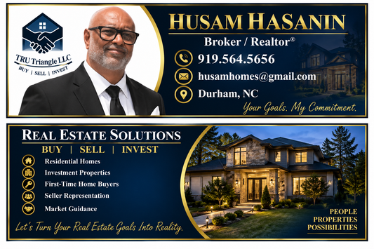 TRU Triangle LLC | Husam Hasanin – Broker / Realtor®