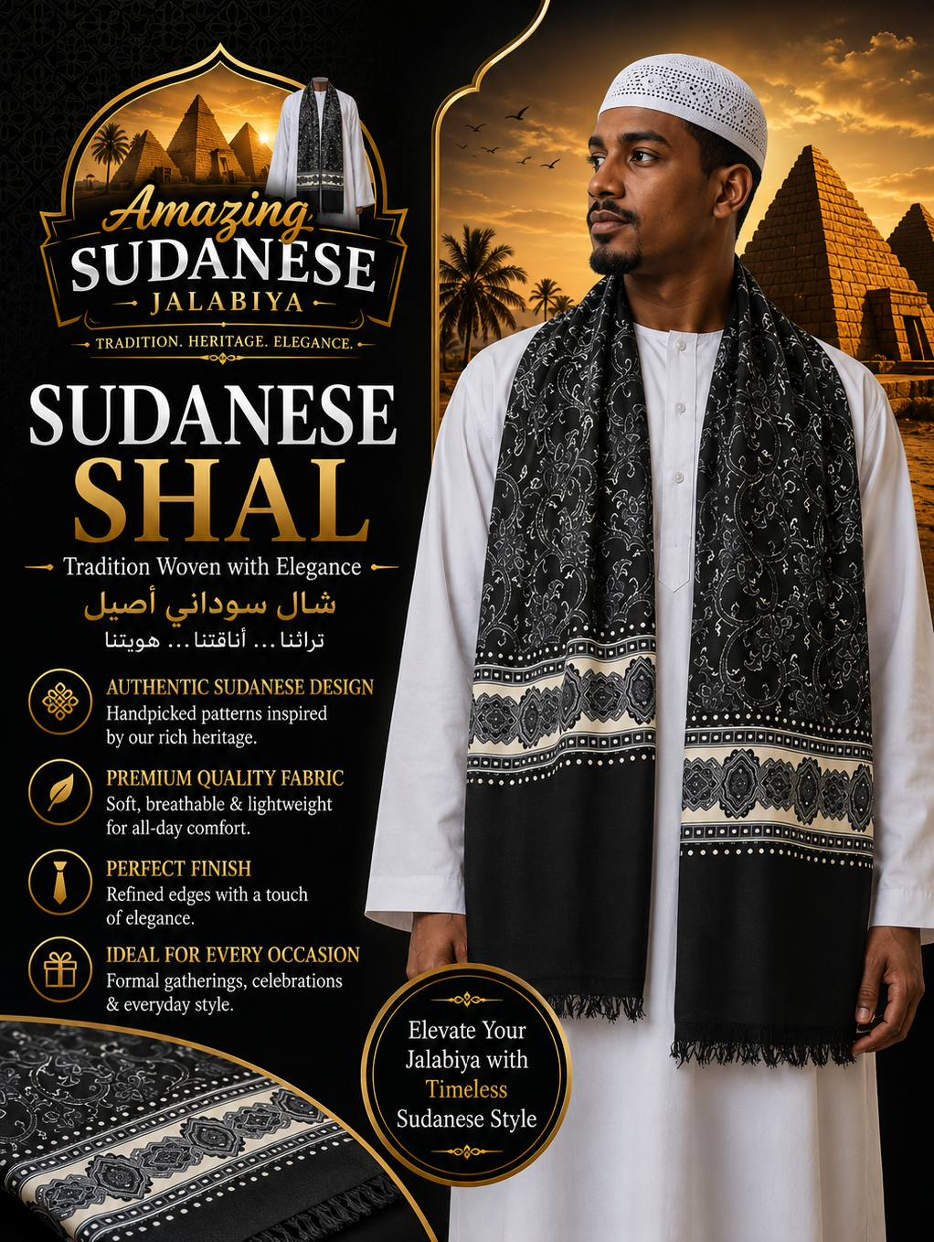 Amazing Jalabiya - Set of 4