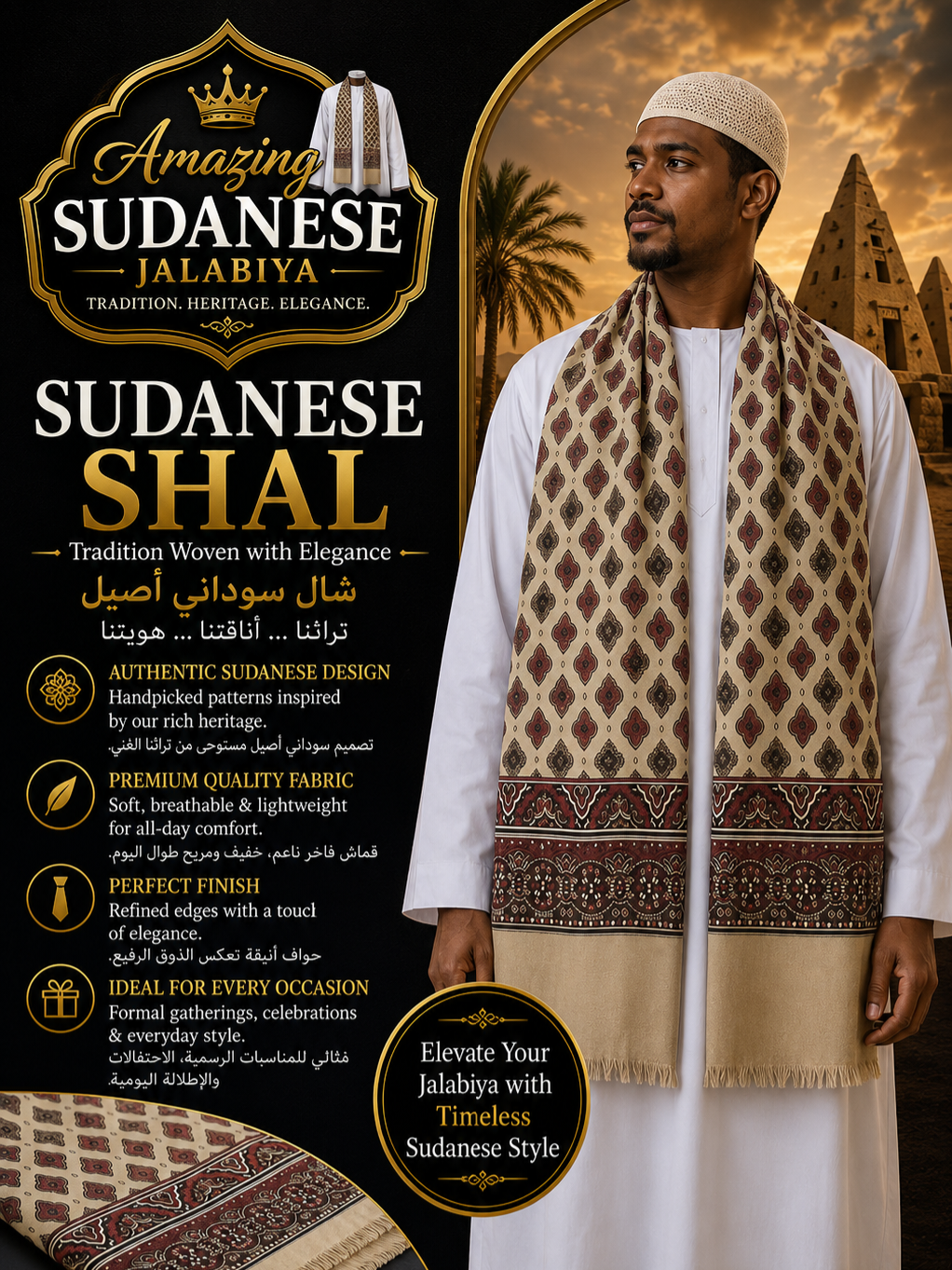 Amazing Jalabiya - Set of 4