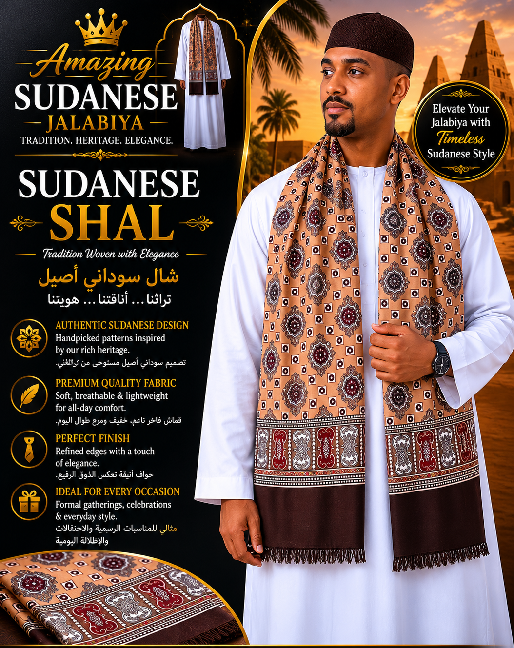 Amazing Jalabiya - Set of 4