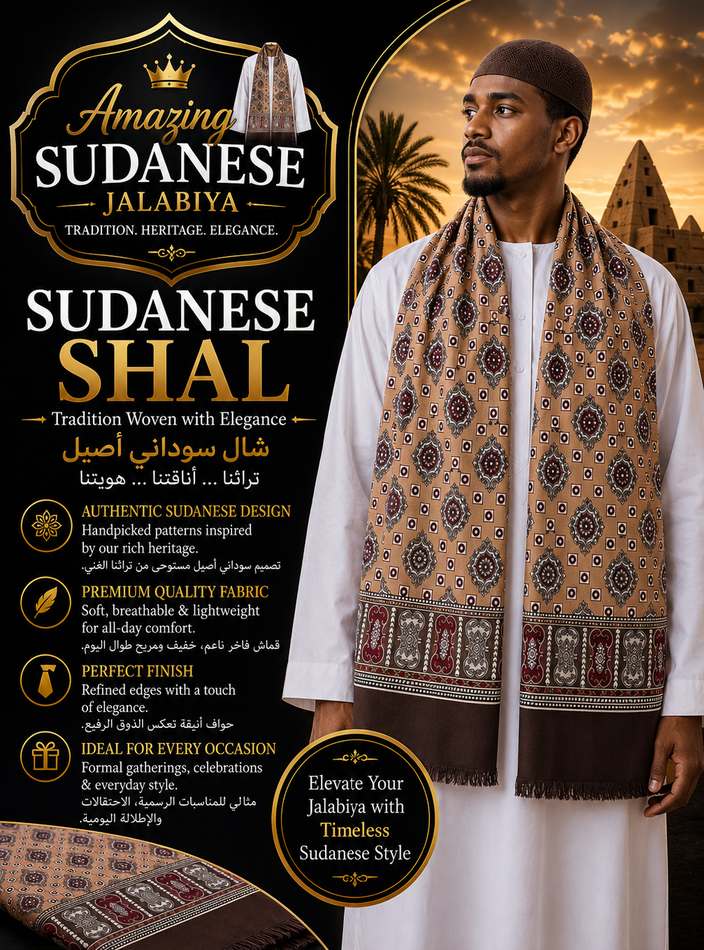 Amazing Jalabiya - Set of 4